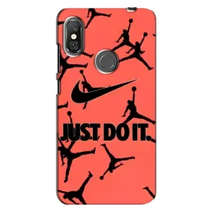 Силіконовый Чохол Nike Air Jordan на Редмі Нот 6 Про