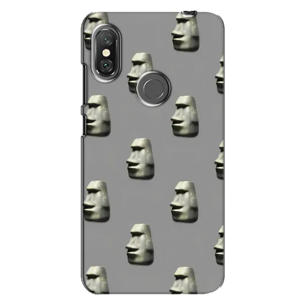 Чехол с рисунком «Каменное лицо» для Xiaomi Redmi Note 6 Pro Чехол с рисунком «Каменное лицо» для Xiaomi Redmi Note 6 Pro