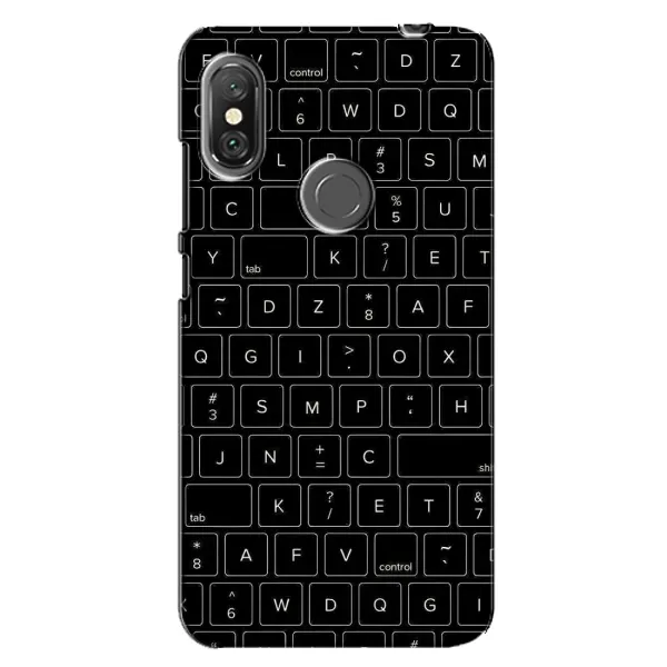 Чехол с рисунком «Клавиатура» для Xiaomi Redmi Note 6 Pro Чехол с рисунком «Клавиатура» для Xiaomi Redmi Note 6 Pro