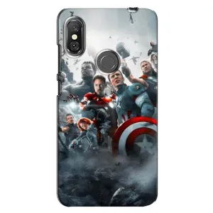Чохол Супергерої Марвел на Редмі Нот 6 Про (Команда марвел)