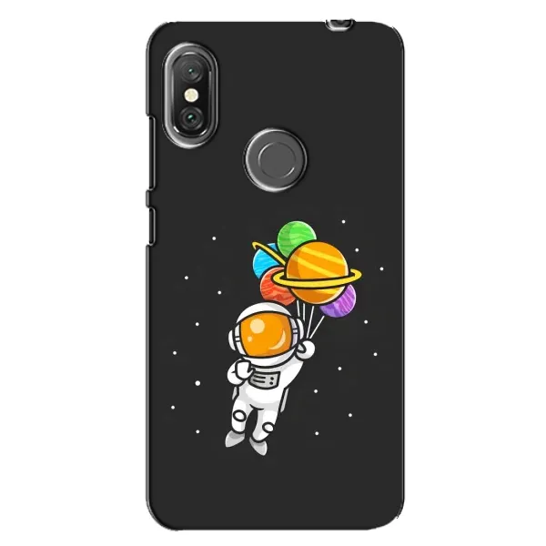 Чехол с рисунком «Космонавт с шариками» для Xiaomi Redmi Note 6 Pro Чехол с рисунком «Космонавт с шариками» для Xiaomi Redmi Note 6 Pro