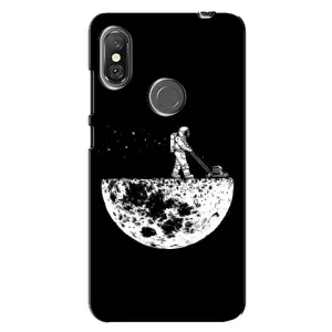 Силіконовый Чохол з принтом "Космонавти" на Xiaomi Redmi Note 6 Pro (Космонавт)