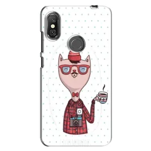 Чехол на тематику: Коты для Xiaomi Redmi Note 6 Pro (Кот аристократ)
