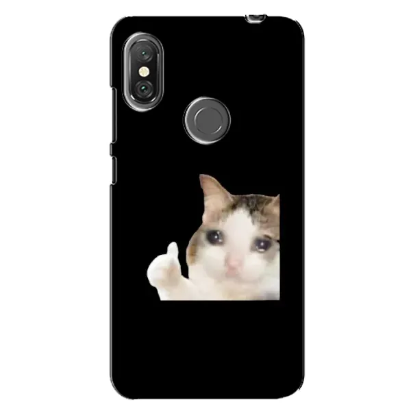 Чехол с рисунком «Кот в слезах» для Xiaomi Redmi Note 6 Pro Чехол с рисунком «Кот в слезах» для Xiaomi Redmi Note 6 Pro