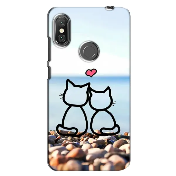 Чехол с рисунком «Котейки» для Xiaomi Redmi Note 6 Pro Чехол с рисунком «Котейки» для Xiaomi Redmi Note 6 Pro