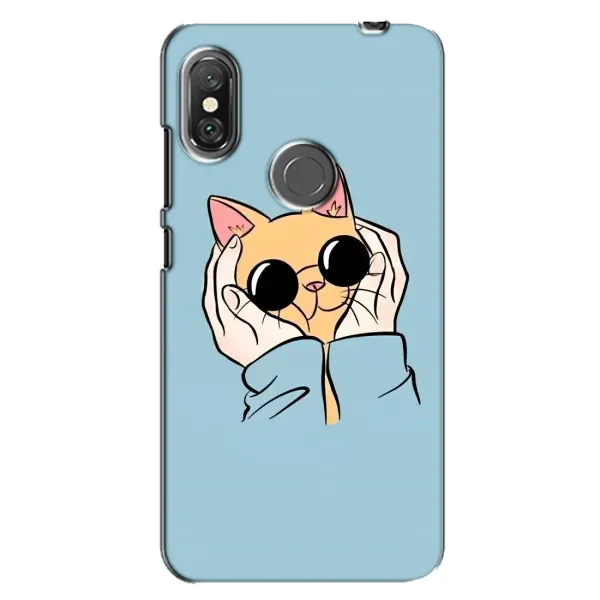 Чехол с рисунком «КОТИК в очках» для Xiaomi Redmi Note 6 Pro Чехол с рисунком «КОТИК в очках» для Xiaomi Redmi Note 6 Pro