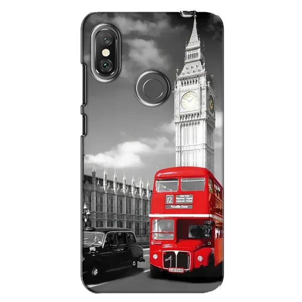 Чехол с рисунком «Красный автобус» для Xiaomi Redmi Note 6 Pro Чехол с рисунком «Красный автобус» для Xiaomi Redmi Note 6 Pro