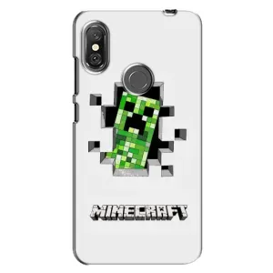 Чохли для Xiaomi Redmi Note 6 Pro (Персонажі МайнКрафт) (Кріпер)
