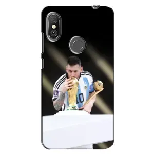 Чехлы Лео Месси Аргентина для Xiaomi Redmi Note 6 Pro (Кубок Мира)