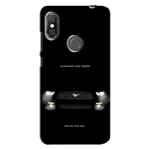 Чехлы с тематикой "Крутые машины" на Xiaomi Redmi Note 6 Pro (Черный Land Rover)