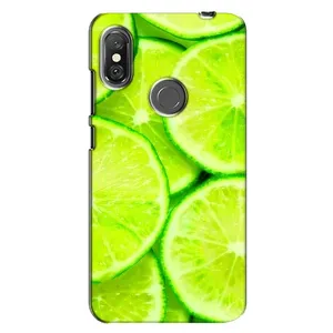Чехол с изображением вкусной еды для Xiaomi Redmi Note 6 Pro (Лайм)