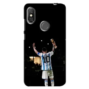 Чехлы Лео Месси Аргентина для Xiaomi Redmi Note 6 Pro (Лео Чемпион)