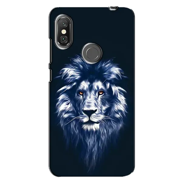 Чехол с рисунком «Лев - синий» для Xiaomi Redmi Note 6 Pro Чехол с рисунком «Лев - синий» для Xiaomi Redmi Note 6 Pro