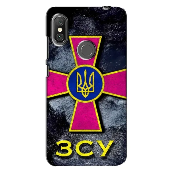 Чехол с рисунком «Лого ЗСУ» для Xiaomi Redmi Note 6 Pro Чехол с рисунком «Лого ЗСУ» для Xiaomi Redmi Note 6 Pro