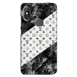 Чехол Стиль Louis Vuitton на Xiaomi Redmi Note 6 Pro (LV на белом)