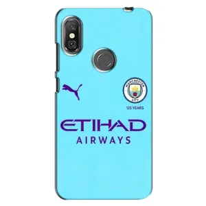 Силиконовые Чехлы принт Футбол на Xiaomi Redmi Note 6 Pro (Man City)