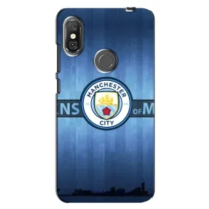 Силиконовые Чехлы принт Футбол на Xiaomi Redmi Note 6 Pro (ManCity)