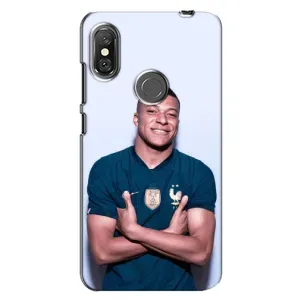 Чехол (TPU) с Футболистом на Xiaomi Redmi Note 6 Pro (Мбаппешичка)