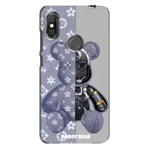 Силіконовий чохол для Xiaomi Redmi Note 6 Pro (Ведмідь Louis Vuitton)