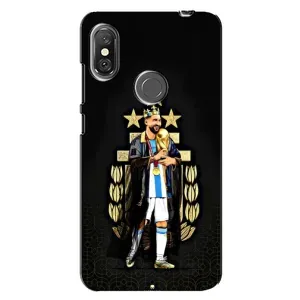 Чехлы Лео Месси Аргентина для Xiaomi Redmi Note 6 Pro (Месси король)