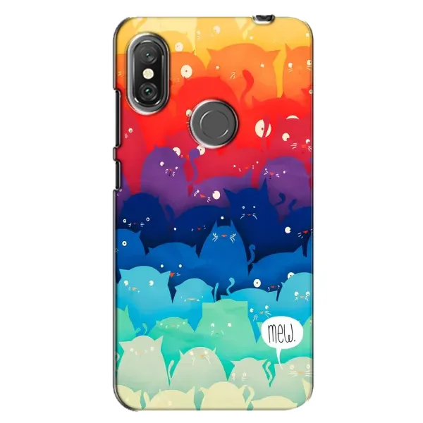 Чехол с рисунком «Mew» для Xiaomi Redmi Note 6 Pro