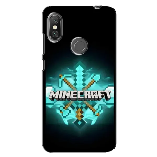 Чехол с рисунком «MineCraft 2» для Xiaomi Redmi Note 6 Pro