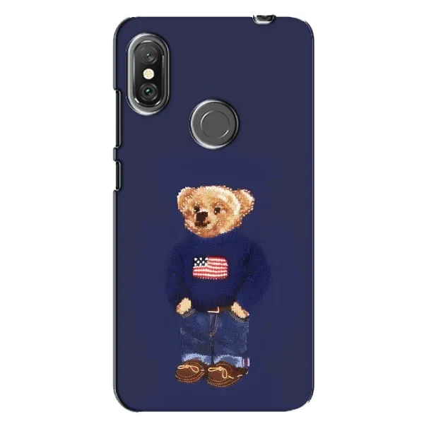 Чехол с рисунком «Мишка USA» для Xiaomi Redmi Note 6 Pro Чехол с рисунком «Мишка USA» для Xiaomi Redmi Note 6 Pro