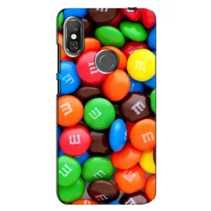 Чехол с изображением вкусной еды для Xiaomi Redmi Note 6 Pro (Разноцветные M&M'S)
