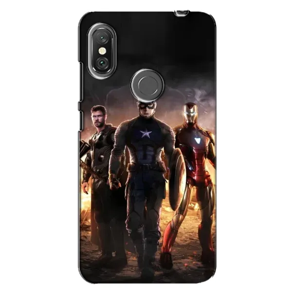 Чехол с рисунком «Мстители» для Xiaomi Redmi Note 6 Pro