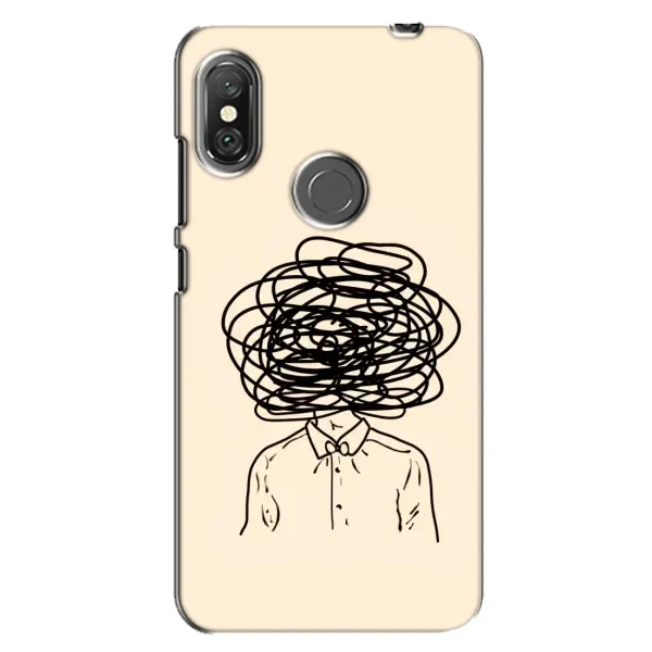 Чехол с рисунком «Мысли» для Xiaomi Redmi Note 6 Pro Чехол с рисунком «Мысли» для Xiaomi Redmi Note 6 Pro