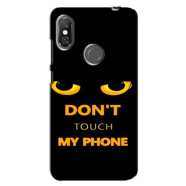 Чехол с рисунком «Не трогай мой телефон» для Xiaomi Redmi Note 6 Pro Чехол с рисунком «Не трогай мой телефон» для Xiaomi Redmi Note 6 Pro
