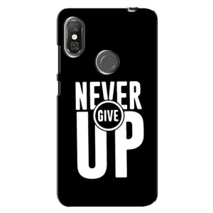 Силіконовый Чохол на Xiaomi Redmi Note 6 Pro з картинкою НАЙК (Never Give UP)