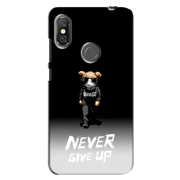 Чехол с рисунком «Never» для Xiaomi Redmi Note 6 Pro Чехол с рисунком «Never» для Xiaomi Redmi Note 6 Pro