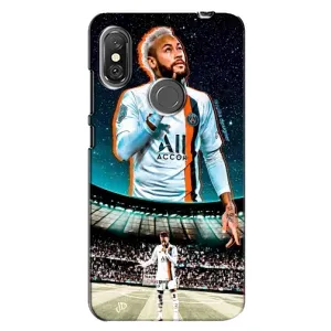 Силиконовый Чехол Xiaomi Redmi Note 6 Pro (Неймар ПСЖ)