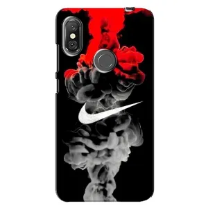 Силіконовый Чохол на Xiaomi Redmi Note 6 Pro з картинкою НАЙК (Nike дим)