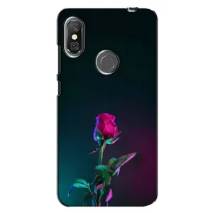Чохли з принтом Троянд для Xiaomi Redmi Note 6 Pro (Нічна троянда)