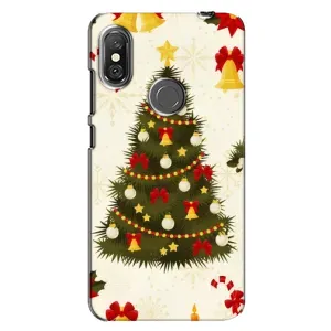 Чохол новорічна ялинка на Xiaomi Redmi Note 6 Pro (Новорічний принт)