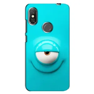 Силиконовые Чехлы (смешные стикеры) для Xiaomi Redmi Note 6 Pro (Одноглазик)