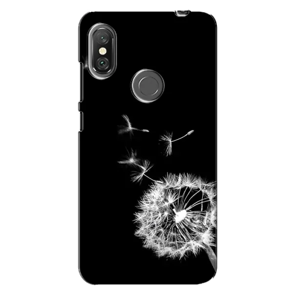 Чехол с рисунком «Одуванчик на чёрном» для Xiaomi Redmi Note 6 Pro Чехол с рисунком «Одуванчик на чёрном» для Xiaomi Redmi Note 6 Pro