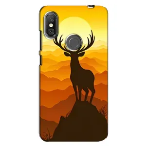 Чохли з зображенням різних тварин на Xiaomi Redmi Note 6 Pro (Силует Оленя)