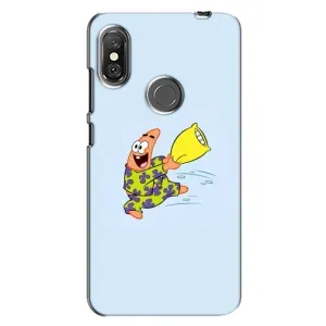 Чохли з Патріком на Xiaomi Redmi Note 6 Pro (Патрік із подушкою)