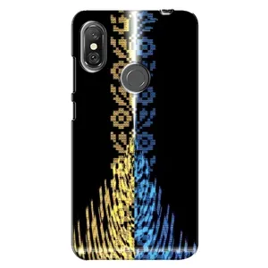 Силіконовый Чохол на Xiaomi Redmi Note 6 Pro (Патріотична вишиванка)