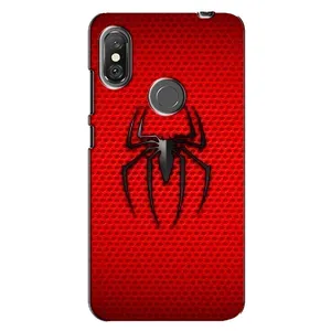 Чехол Супергерой Человека Паука на Xiaomi Redmi Note 6 Pro (Паук марвел)