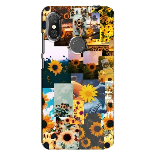 Чехол с рисунком «Подсолнуховый дизайн» для Xiaomi Redmi Note 6 Pro Чехол с рисунком «Подсолнуховый дизайн» для Xiaomi Redmi Note 6 Pro