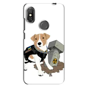 Чехол с принтом Собаки Патрон для Xiaomi Redmi Note 6 Pro (Пёс Патрон с ракетой)