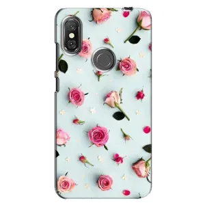 Чохли з принтом Троянд для Xiaomi Redmi Note 6 Pro (Різні квіти)
