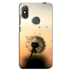 Силіконовий Чохол з кульбабками на Xiaomi Redmi Note 6 Pro (Роздмухана кульбабка)