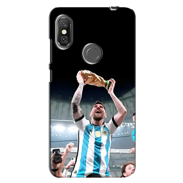 Чехол с рисунком «Счастливый Месси» для Xiaomi Redmi Note 6 Pro Чехол с рисунком «Счастливый Месси» для Xiaomi Redmi Note 6 Pro
