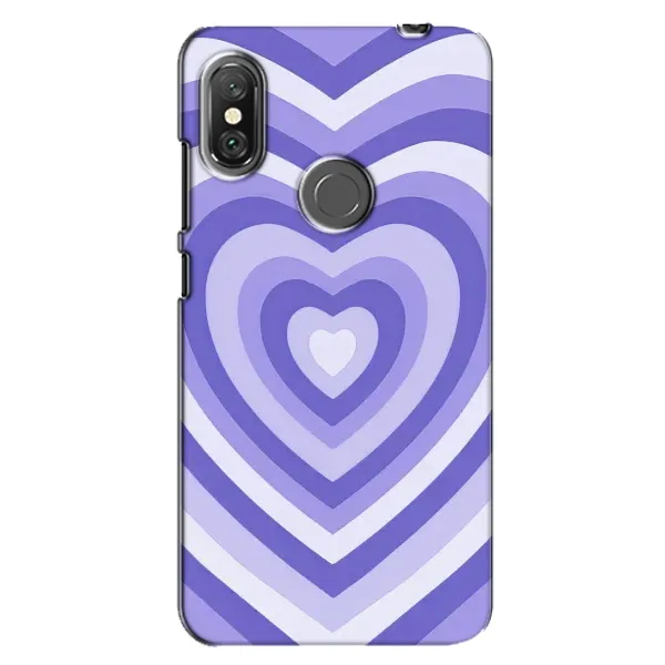 Чехол с рисунком «Сердце фиолет» для Xiaomi Redmi Note 6 Pro Чехол с рисунком «Сердце фиолет» для Xiaomi Redmi Note 6 Pro