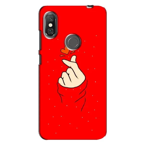 Чехол с рисунком «Сердце на красном» для Xiaomi Redmi Note 6 Pro Чехол с рисунком «Сердце на красном» для Xiaomi Redmi Note 6 Pro